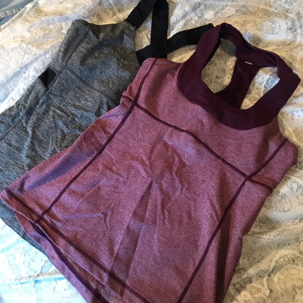 Lululemon Tank Tops built in bra BOGO!